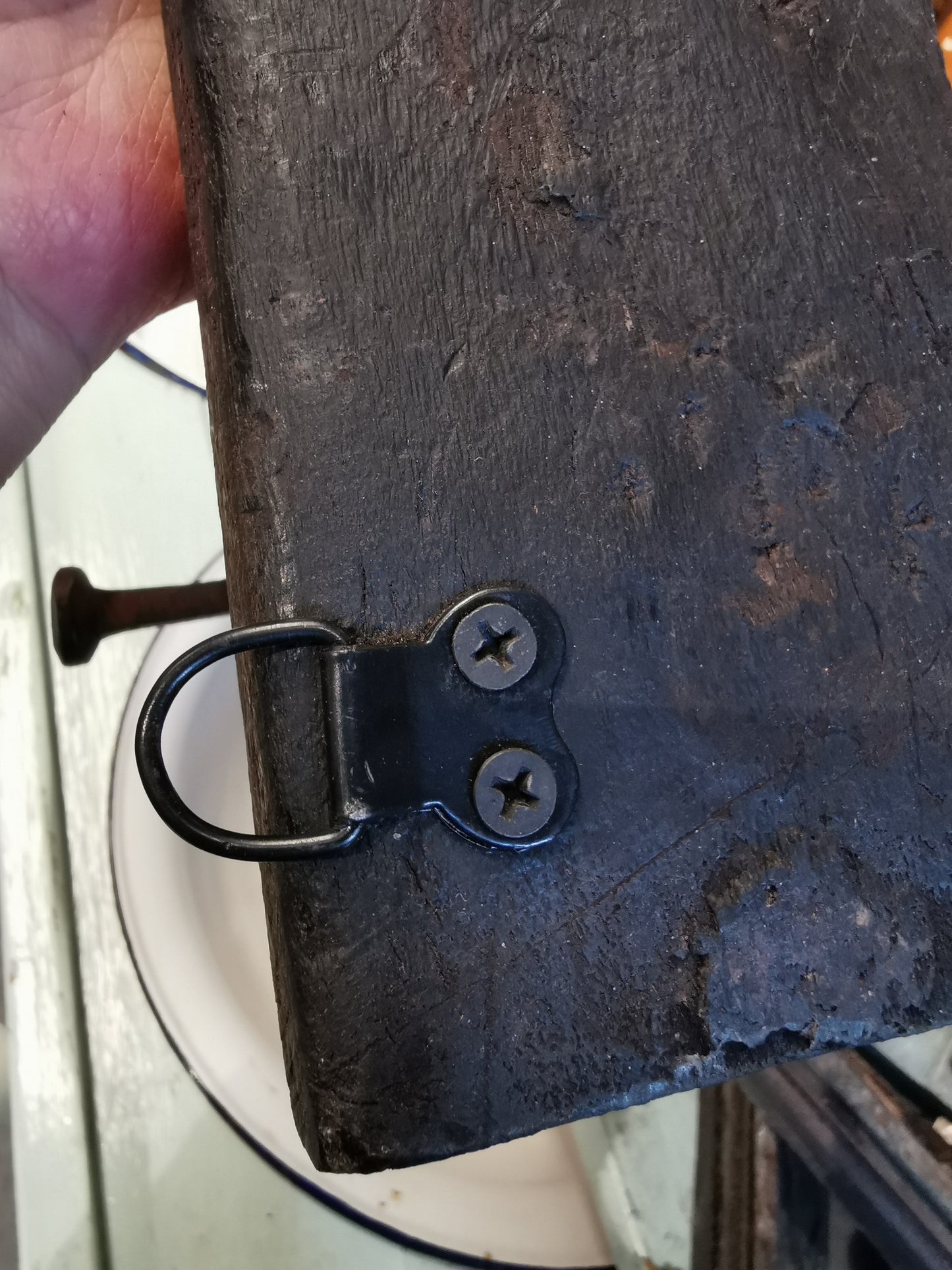 Nr2. Knaggrekke med 2 knagger. L40,5cm