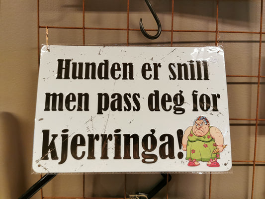 Metallskilt