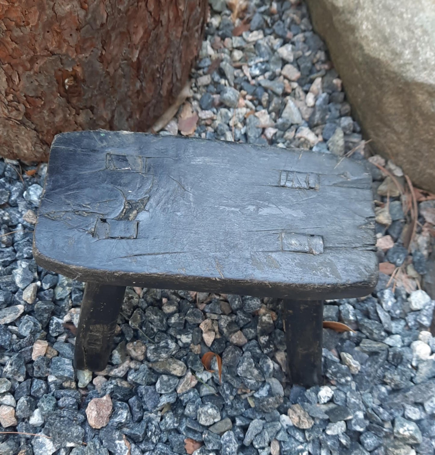 Liten. Håndlaget krakk fra Ungarn #4#