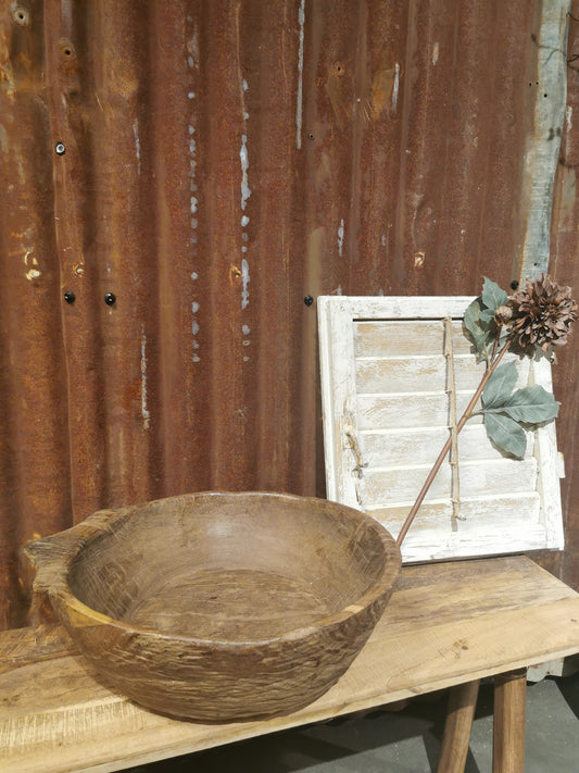 Vintage Indisk trefat nr4.