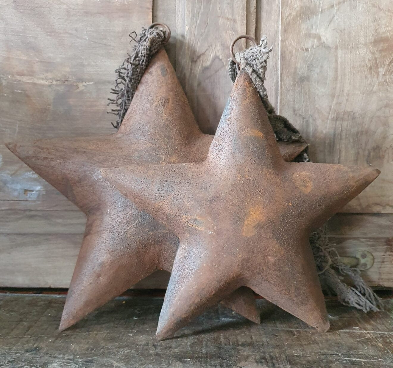 Rust stjerner, sett av 2 stk