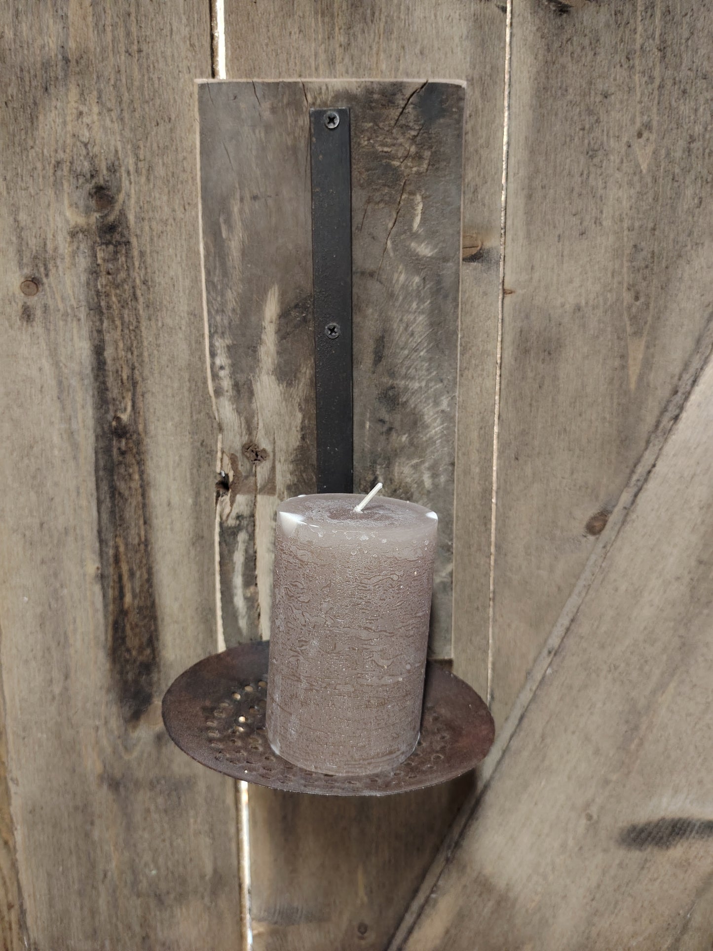 Rustikk Vegglysestake