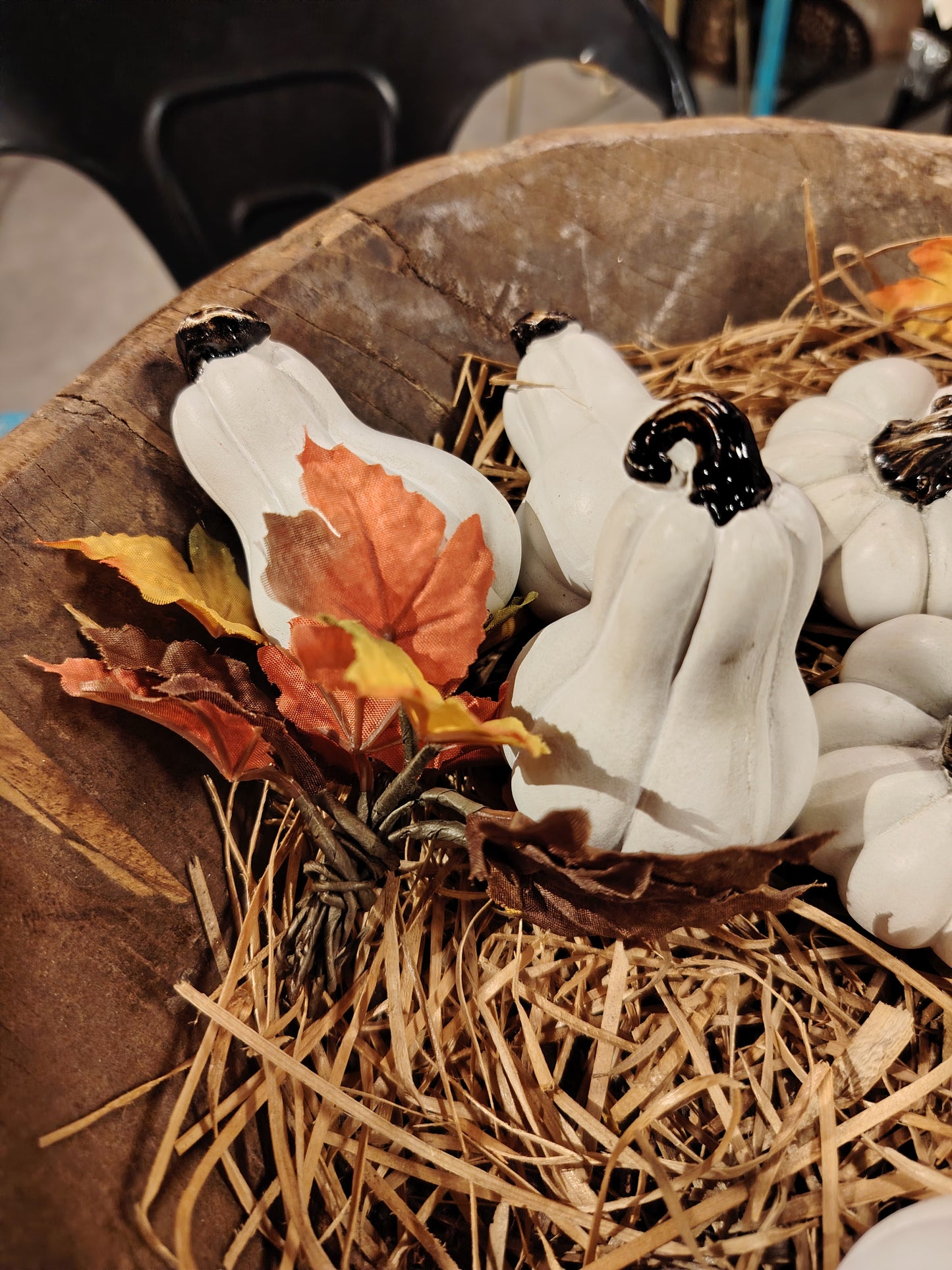 Ovalt minigresskar i polyresin