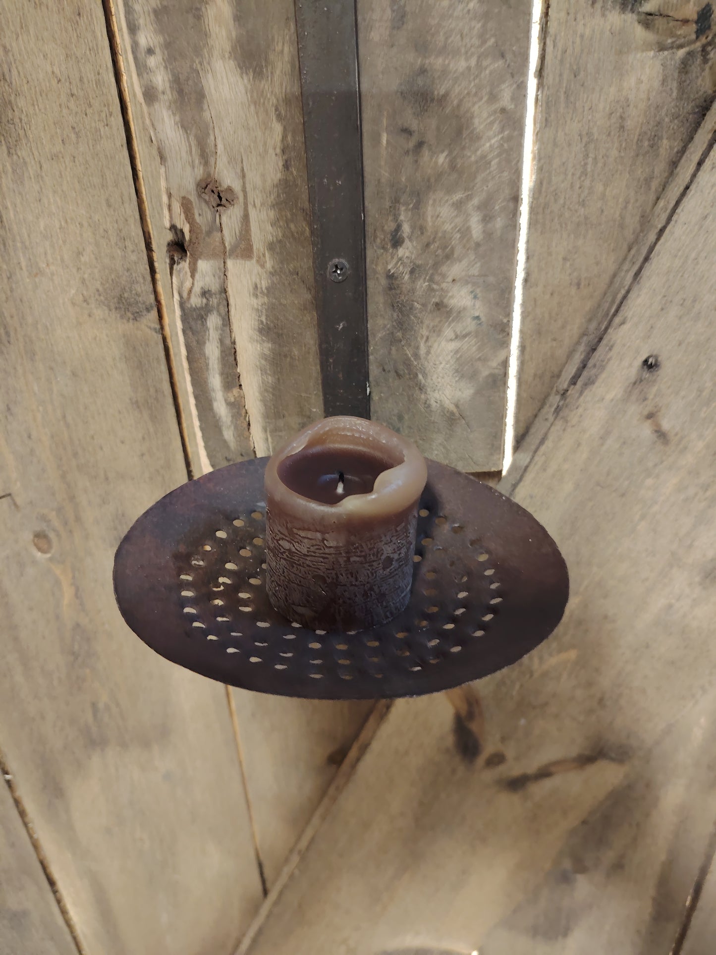 Rustikk Vegglysestake